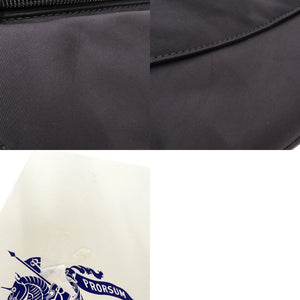 未使用品 バーバリー ML SHIELD BELT BAG ボディバッグ ウエストバッグ ナイロン ブラック 0799【中古】BURBERRY