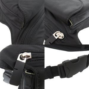 未使用品 バーバリー ML SHIELD BELT BAG ボディバッグ ウエストバッグ ナイロン ブラック 0799【中古】BURBERRY