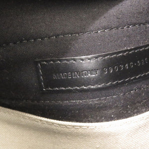 新品同様 バレンシアガ 2WAY ポーチ付 ネイビーカバスXS 390346 キャンバス ホワイト ハンドバッグ 白 0803【中古】BALENCIAGA