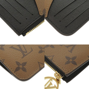 新品同様 ルイ ヴィトン ポルト カルト ロミー モノグラムリバース M81912 ブラウン カードケース LV 0809【中古】LOUIS VUITTON