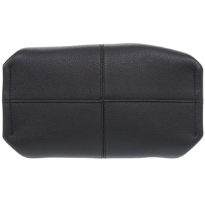 新品同様 ポレーヌ 2WAY カーフレザー ブラック ハンドバッグ 黒 0818【中古】POLENE