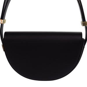 未使用品 パトゥ Le Patou BA0225000900B カーフ メタル ゴールド金具 ブラック 黒ショルダーバッグ 0819【中古】PATOU