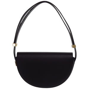 未使用品 パトゥ Le Patou BA0225000900B カーフ メタル ゴールド金具 ブラック 黒ショルダーバッグ 0819【中古】PATOU