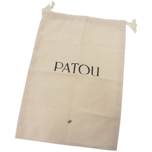 未使用品 パトゥ Le Patou BA0225000900B カーフ メタル ゴールド金具 ブラック 黒ショルダーバッグ 0819【中古】PATOU