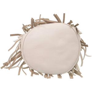 美品 ジェイアンドエムデヴィッドソン カーニバル レザー ゴールド金具 アイボリー 白 ショルダーバッグ 0821【中古】J&M Davidson