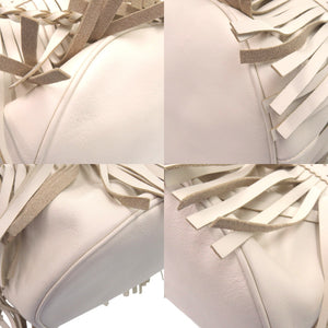 美品 ジェイアンドエムデヴィッドソン カーニバル レザー ゴールド金具 アイボリー 白 ショルダーバッグ 0821【中古】J&M Davidson