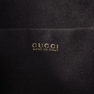 美品 グッチ ホースビット リュック サテン ラインストーン ブラック ミニバッグ 黒 0837【中古】GUCCI