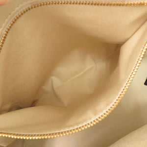 美品 マルニ カゴバッグ ラフィア/レザー ベージュ ハンドバッグ 0841【中古】MARNI