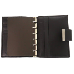 美品 グッチ GGキャンバス ブラウン 74259 アジェンダ 手帳カバー 茶/ 0920【中古】GUCCI メンズ