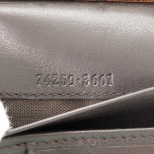 美品 グッチ GGキャンバス ブラウン 74259 アジェンダ 手帳カバー 茶/ 0920【中古】GUCCI メンズ