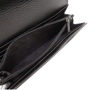 未使用品 グッチ ダブルG バイカラー コンチネンタルウォレット ‎456116 AAE5E 1069 GGスプリーム レザー ブラック 黒 長財布 0921【中古】GUCCI