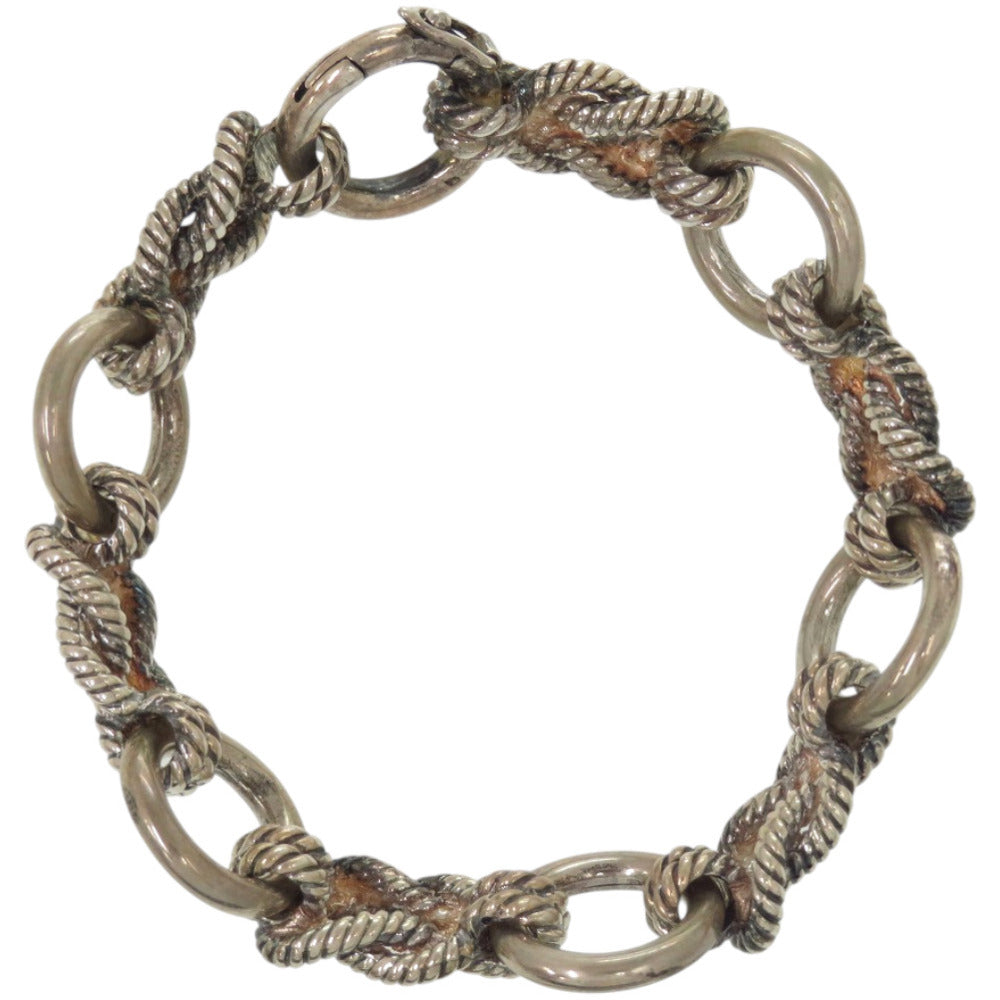 美品 エルメス オーディエンヌ ヴィンテージ シルバー925 シルバー ブレスレット 0923【中古】HERMES