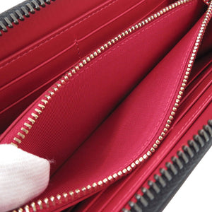 未使用 クリスチャンルブタン パネトーネ PVC レザー イエロー ピンク 長財布 0935【中古】Christian Louboutin