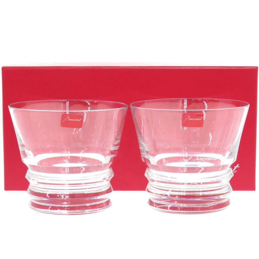 未使用 バカラ ペアグラス クリスタル クリア 0954【中古】Baccarat