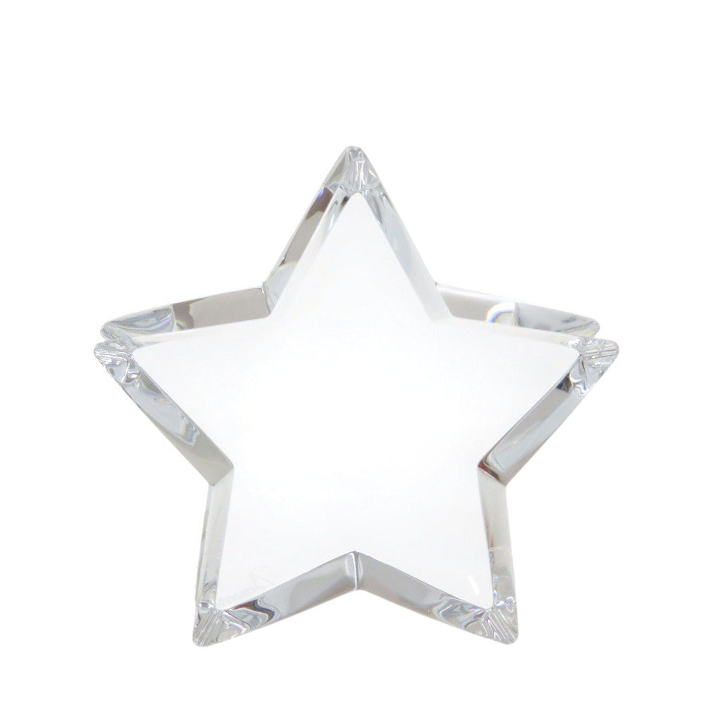 未使用 バカラ ZINZIN ザンザンスター 2106005 ペーパーウェイト クリスタル クリア オブジェ 0955【中古】Baccarat