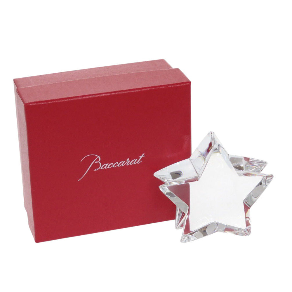 未使用 バカラ ZINZIN ザンザンスター 2106005 ペーパーウェイト クリスタル クリア オブジェ 0955【中古】Baccarat