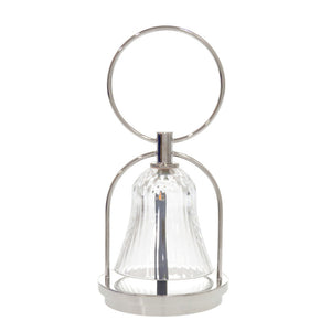 未使用 SAINT LOUIS リュシオル アポロ ランタンモチーフ 101735 エルメス ランプ クリスタルガラス シルバー 0958【中古】サンルイ