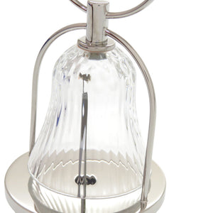 未使用 SAINT LOUIS リュシオル アポロ ランタンモチーフ 101735 エルメス ランプ クリスタルガラス シルバー 0958【中古】サンルイ