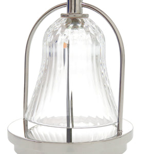 未使用 SAINT LOUIS リュシオル アポロ ランタンモチーフ 101735 エルメス ランプ クリスタルガラス シルバー 0958【中古】サンルイ