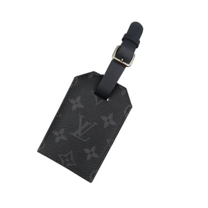 ルイヴィトン ポルトアドレス チャップマンブラザーズ M54139 モノグラムサバンナ シルバー金具 ネイビー パスケース ネームタグ 0966【中古】LOUIS VUITTON