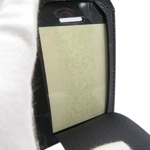 ルイヴィトン ポルトアドレス チャップマンブラザーズ M54139 モノグラムサバンナ シルバー金具 ネイビー パスケース ネームタグ 0966【中古】LOUIS VUITTON