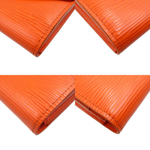 美品 ルイヴィトン エピ ポルトフォイユ・サラ M62612 エピレザー シルバー金具 サンライズ オレンジ 長財布 0971【中古】LOUIS VUITTON