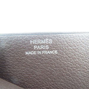 新品同様 エルメス Hセリエ カラーフィル ヴォーエヴァーカラー W刻印 モカ ブラウン カードケース 0983【中古】HERMES