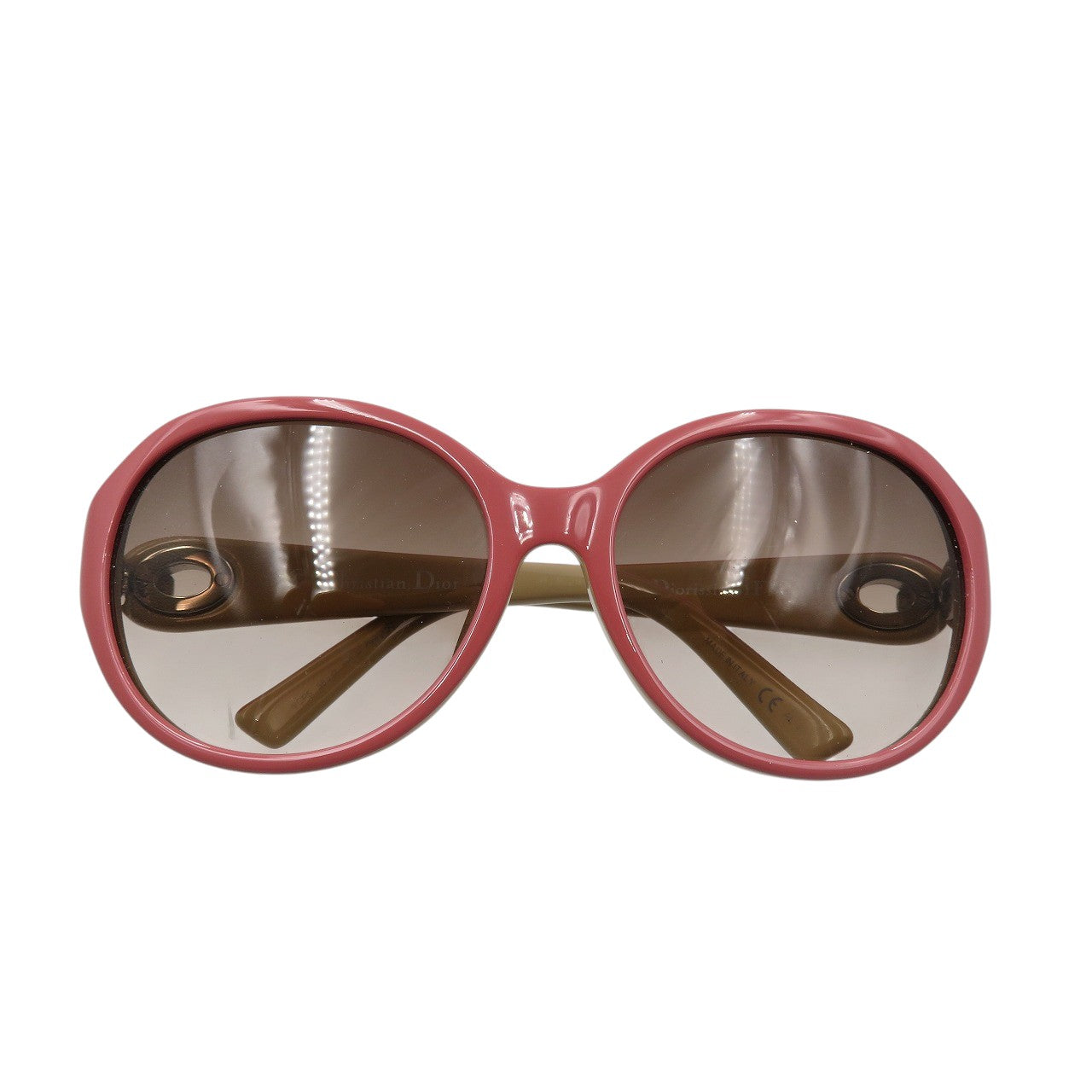 美品 クリスチャンディオール ディオリッシモ1FN 58□17 プラスチック ピンク サングラス 0984【中古】Christian Dior