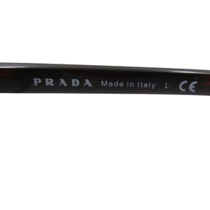 美品 プラダ 12RF-TWC0A7-56 56□19 プラスチック ブラウン サングラス 0990【中古】PRADA
