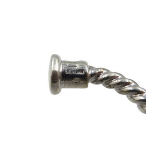 美品 ブルガリ ツイスト ループ シルバー925 キーリング キーホルダー 0996【中古】BVLGARI