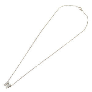 新品同様 エルメス ポップアッシュ ミニ H ヴェールペパーミント シルバー金具 ネックレス アクセサリー 0997 【中古】 HERMES