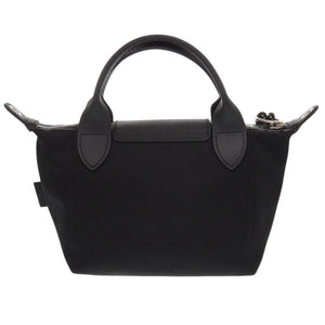 新品同様 ロンシャン ル プリアージュ エナジー L1500HSR001 ナイロン リサイクルキャンバス ブラック 黒 ハンドバッグ 1023【中古】Longchamp