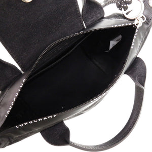 新品同様 ロンシャン ル プリアージュ エナジー L1500HSR001 ナイロン リサイクルキャンバス ブラック 黒 ハンドバッグ 1023【中古】Longchamp