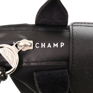 新品同様 ロンシャン ル プリアージュ エナジー L1500HSR001 ナイロン リサイクルキャンバス ブラック 黒 ハンドバッグ 1023【中古】Longchamp