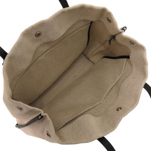 美品 ロンシャン ロゾ 100900HS G 037 レザー キャンバス エクリュ トートバッグ 1024【中古】Longchamp