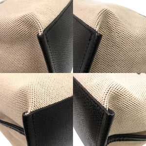 美品 ロンシャン ロゾ 100900HS G 037 レザー キャンバス エクリュ トートバッグ 1024【中古】Longchamp