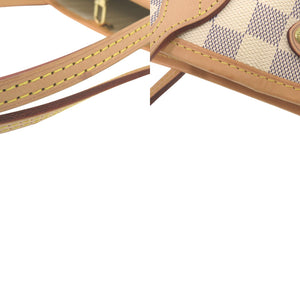 美品 ルイ ヴィトン ネヴァーフル PM ダミエ アズール N41362 トートバッグ LV 1042【中古】LOUIS VUITTON