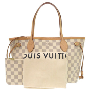 美品 ルイ ヴィトン ネヴァーフル PM ダミエ アズール N41362 トートバッグ LV 1042【中古】LOUIS VUITTON