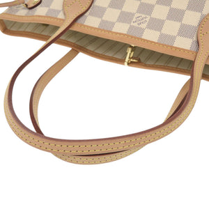 美品 ルイ ヴィトン ネヴァーフル PM ダミエ アズール N41362 トートバッグ LV 1042【中古】LOUIS VUITTON