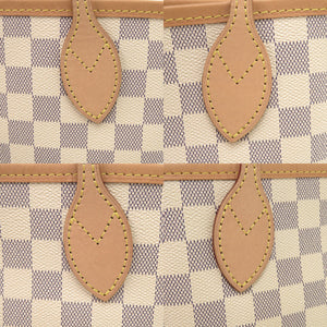 美品 ルイ ヴィトン ネヴァーフル PM ダミエ アズール N41362 トートバッグ LV 1042【中古】LOUIS VUITTON