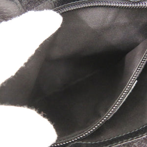 美品 グッチ 27639 GGキャンバス レザー ブラック ショルダーバッグ 黒 1047【中古】GUCCI