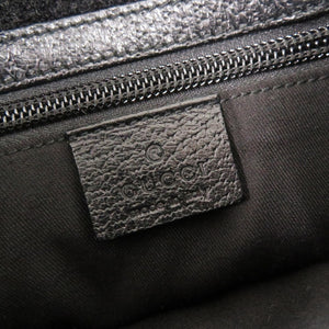 美品 グッチ 27639 GGキャンバス レザー ブラック ショルダーバッグ 黒 1047【中古】GUCCI