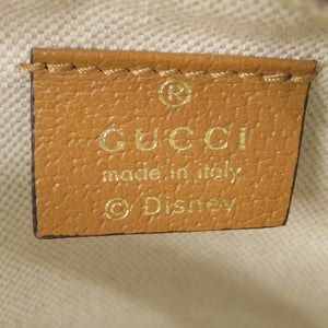 新品同様 グッチ × ディズニー ミッキー 603938 GGスプリーム ブラウン 茶 ショルダーバッグ 1059【中古】GUCCI