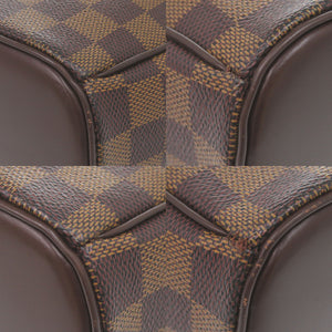 美品 ルイ ヴィトン イパネマ GM ダミエ N51292 ダミエキャンバス ブラウン ショルダーバッグ 茶 LV 1094【中古】LOUIS VUITTON