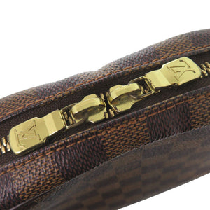 美品 ルイ ヴィトン イパネマ GM ダミエ N51292 ダミエキャンバス ブラウン ショルダーバッグ 茶 LV 1094【中古】LOUIS VUITTON