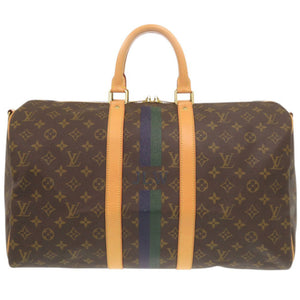 美品 ルイ ヴィトン キーポルバンドリエール45 モンモノグラム ボストンバッグ LV 1110【中古】LOUIS VUITTON