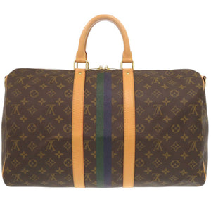 美品 ルイ ヴィトン キーポルバンドリエール45 モンモノグラム ボストンバッグ LV 1110【中古】LOUIS VUITTON