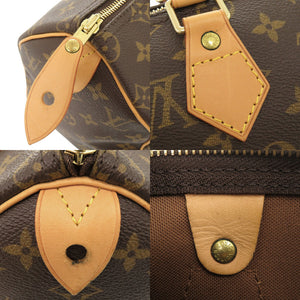 美品 ルイ ヴィトン スピーディ25 モノグラム M41528 ブラウン ハンドバッグ LV 1117【中古】LOUIS VUITTON