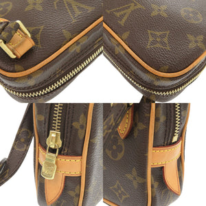 美品 ルイ ヴィトン マルリーバンドリエール モノグラム M51828 ブラウン ショルダーバッグ LV 1118【中古】LOUIS VUITTON