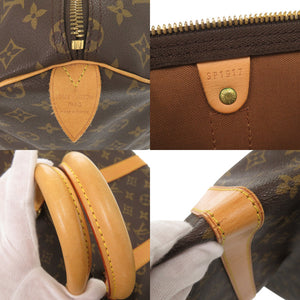ルイ ヴィトン キーポル50 モノグラム M41426 ブラウン ボストンバッグ LV 1123【中古】LOUIS VUITTON